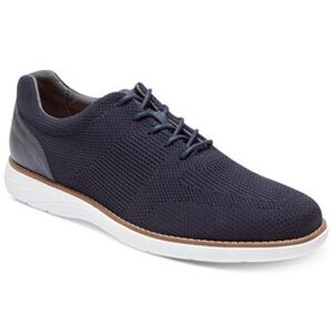 Rockport Men’s Garret Mesh Lace-Up Dark Blue Knit Sneakers Size 13